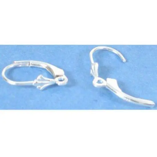 2 Sterling Silver Lever Back Earrings Earwires Findings {1}