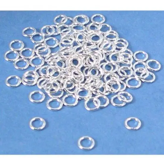 80 Sterling Silver Jump Rings Beading Jewelry 20 Ga {1}