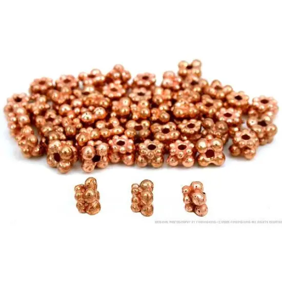 Bali Spacer Beads Copper Plated Jewelry 5mm Approx 50 {1}