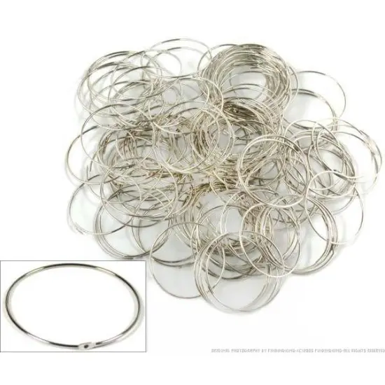 144 Hoop Earring Wire Nickel Plated Ear Parts Beading {1}