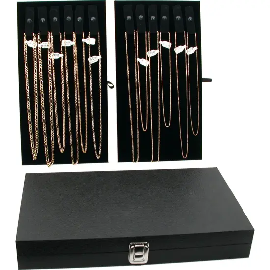 Jewelry Display Case With 2 Necklace Inserts {2}