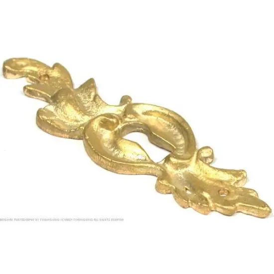 Ornamental Escutcheon Key Hole Plate Cover Clock Part {1}