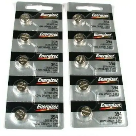 10 394 / 380 Energizer Watch Batteries SR936W SR936SW {1}
