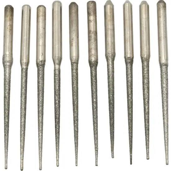 11 Double End Pin Vise Diamond Coated Bead Reamers {4}