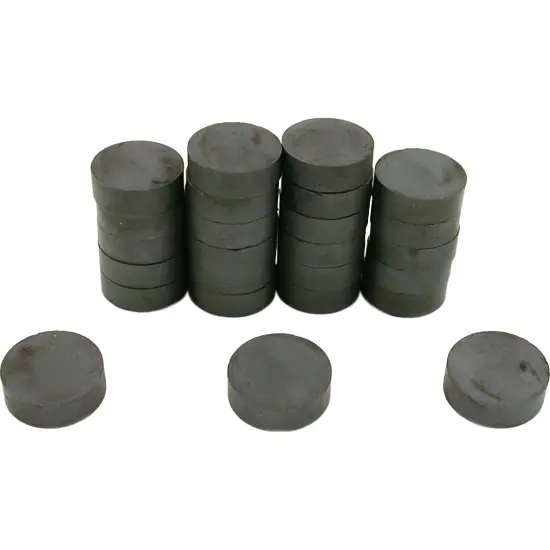 25 Round Full Disc Magnets Crafts Hobby Home Model Fridge Office Part 3/4" {2}