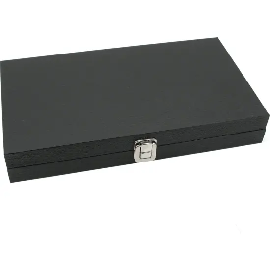 Jewelry Cases w/ Two Velvet Necklace Displays & 32 Slot Tray Insert Kit 5 Pcs {3}