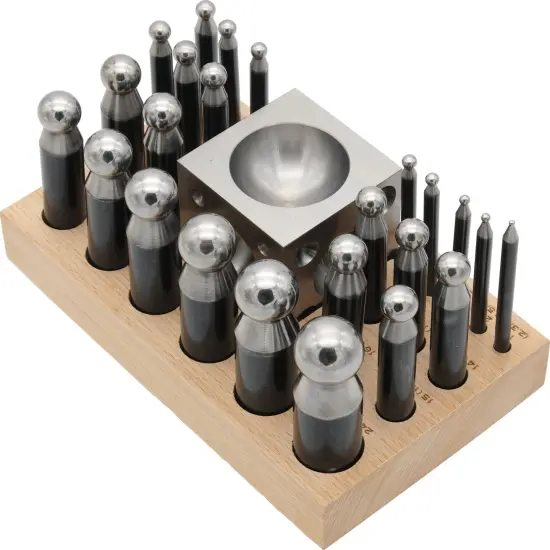 Doming Punches and Block Set of 25 {5}