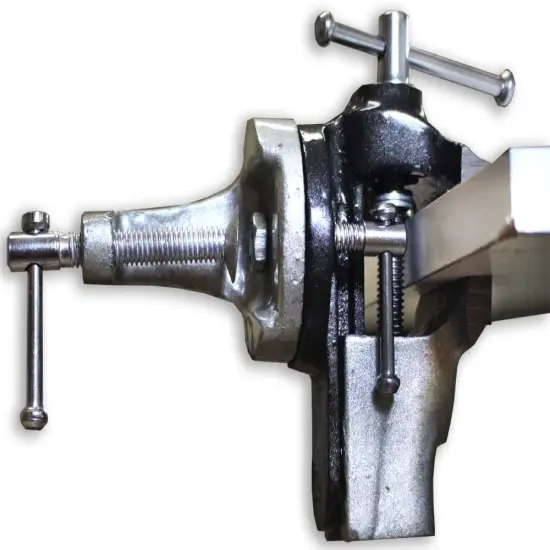2-Inch Heavy Duty Steel Table Top Swivel Vise {2}