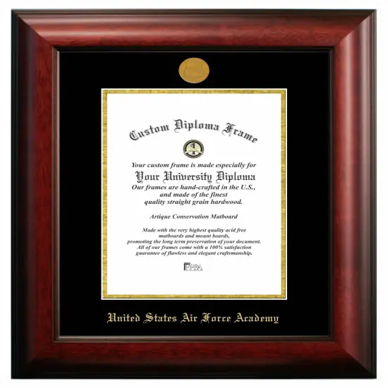 United States Air Force Academy 8.5w x 11h Gold Embossed Diploma Frame {1}