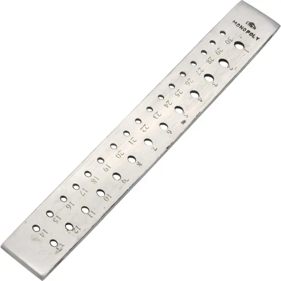 Oval Wire Drawplate 30 Hole Jewelers Tool FindingKing {5}