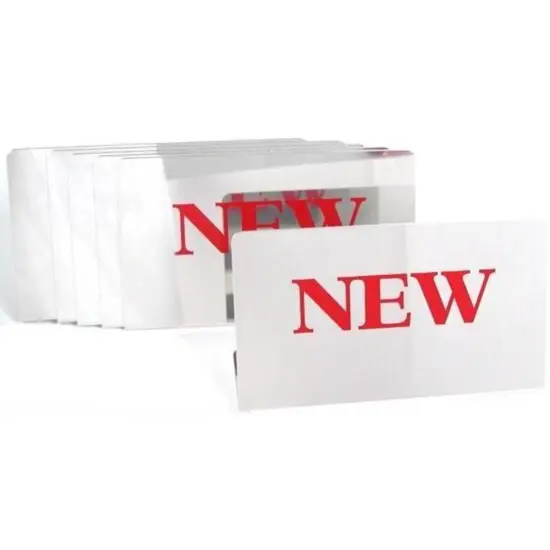 6 Display Signs Showcase Countertop Jewelry Metal {1}