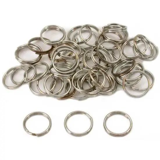 Split Rings Nickel Plated 12mm 50Pcs {1}