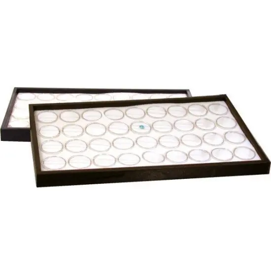 72 Gem Jars Insert & 2 Travel Display Trays {1}