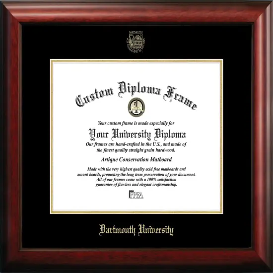 Dartmouth College 16w x 12h Gold Embossed Diploma Frame {1}