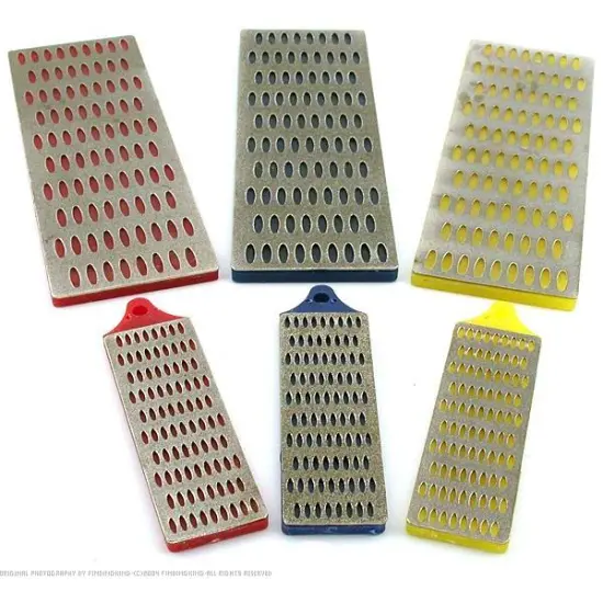 6 Diamond Sharpening Blocks Knife Screwdriver Sharpener {1}
