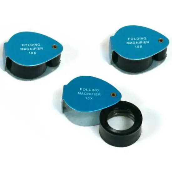 3 Gemologist Loupes 10X Magnifier Eye Piece Tools {1}