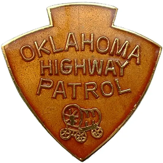 Oklahoma Highway Patrol Hat Lapel Pin 1" {1}