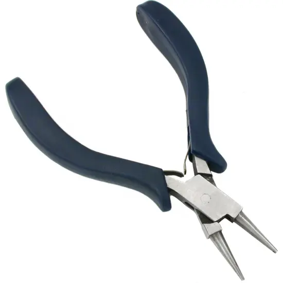 Round Nose Pliers Wire Wrapping Jewelers Beading Tool Kit 2 Pcs {1}