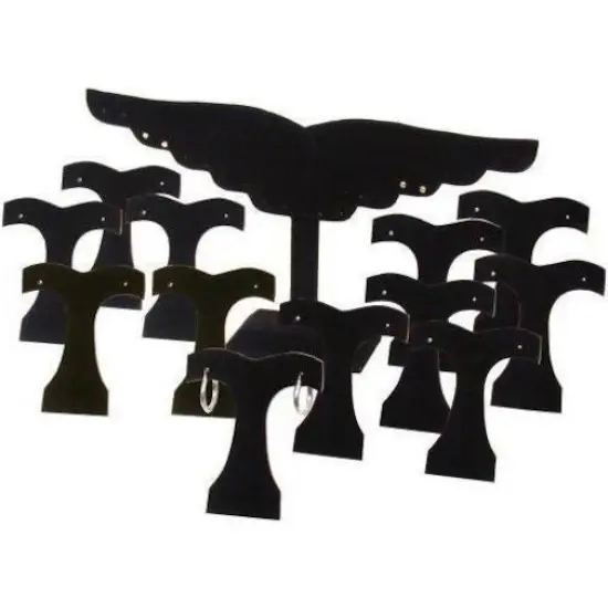 13 Black Earring Display Stand Body Jewelry Fixtures {1}