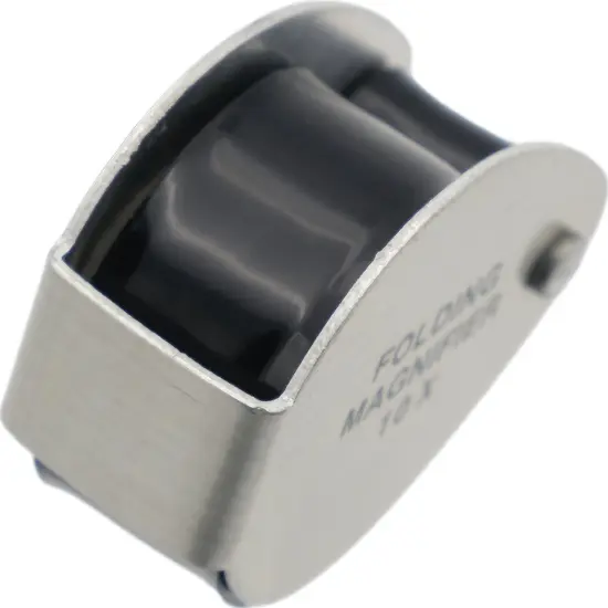 10x Round Loupe Jewelers Folding Magnifier Opti Tool {3}