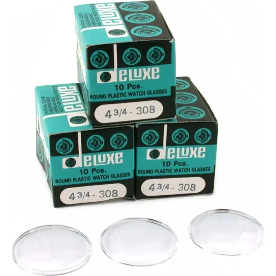 30 Plastic Watch Crystals Watchmakers Dome Parts 30.8mm {1}