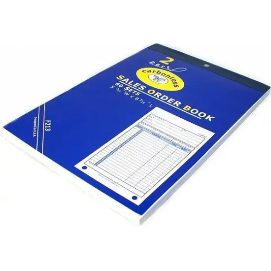 Sales Order Receipt Forms Carbonless Record Sheet Book Kit 24 Pcs {1}