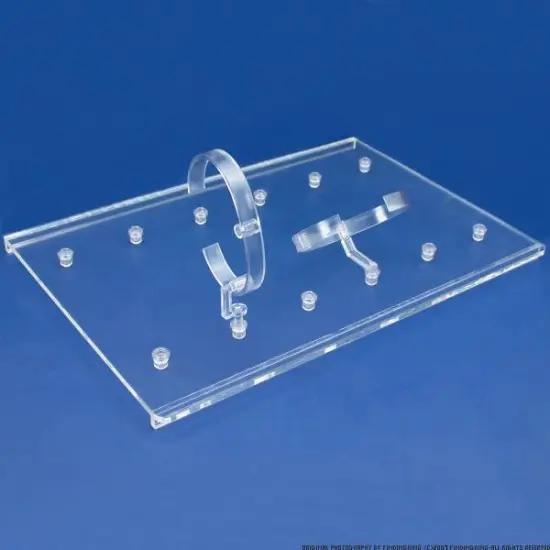 Rotating Revolving Watch Display Case Counter 4 Shows 15 1/4" New {4}