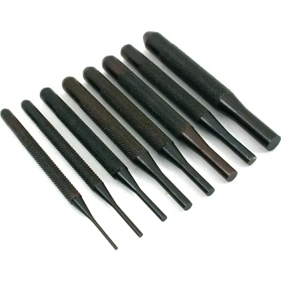 8 Pin Punches Machinist Metalworking Metal Shop Tools {1}