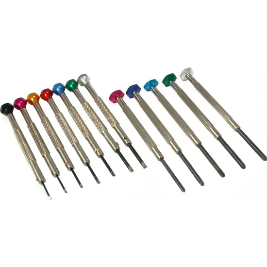 12 Precision Screwdrivers Watchmakers Optical Tools {1}