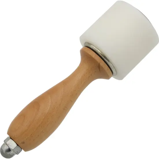 Leather Craft Carving Nylon Hammer with Wooden Handle Tool {6}