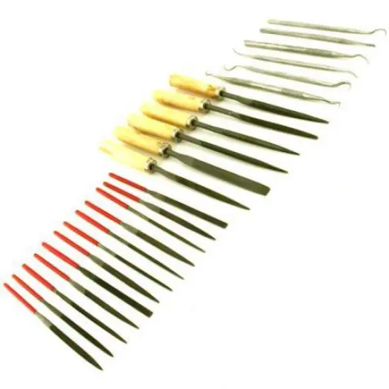 40 Wax Carvers Picks & Needle Files Jewelers Jewelry Design Art Sculpting Tools {2}