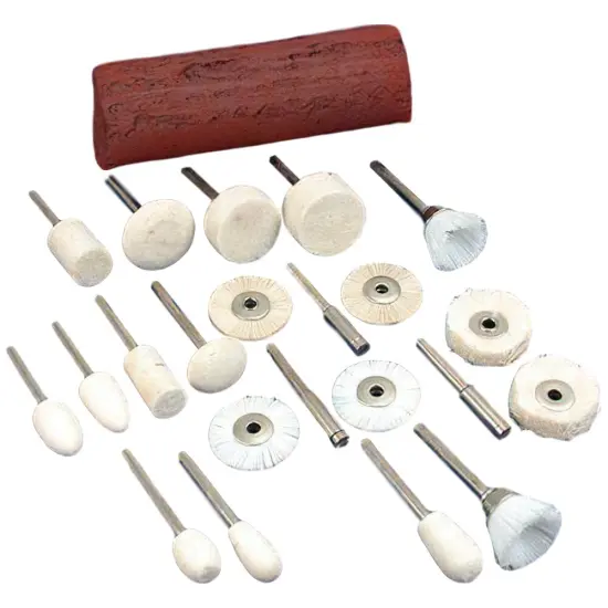 23 Buffing Wheels Rouge Gold Jewelry Polishing Compound {1}