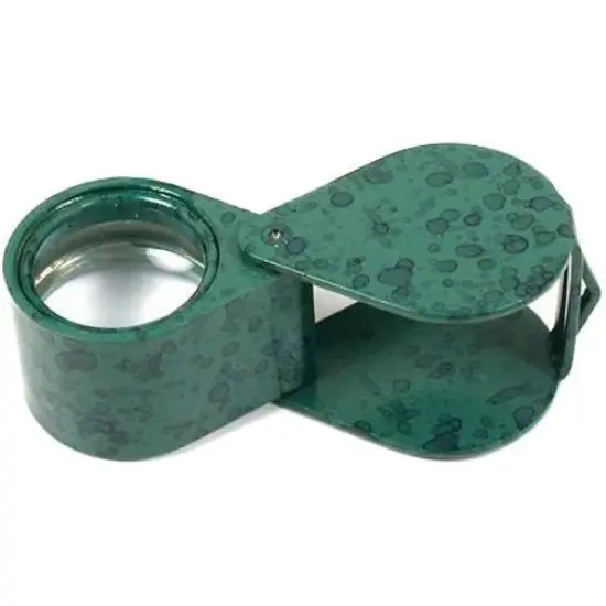Green Eye Loupe Jewelers Folding Triplet 18mm 10X Lens {1}