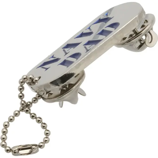 EagleEmblems P62522 Pin-Usn, Dad Dog Tag (1") {2}