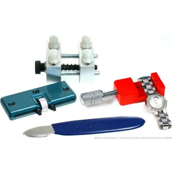 4 Watch Case Vise Screw Back Opener Pin Remover Tools {1}