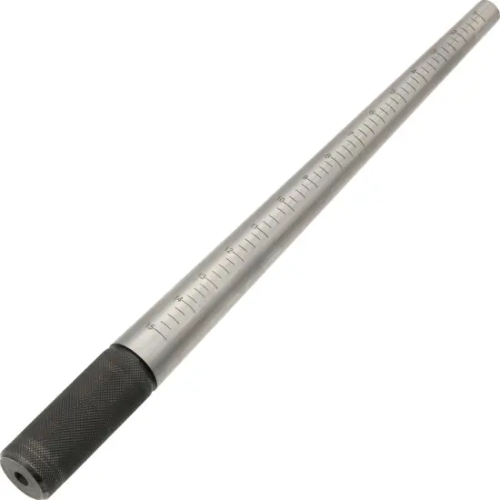 JSP Ring Mandrel Steel, Marked 1-15, Ungrooved, Plain Steel Handle {3}