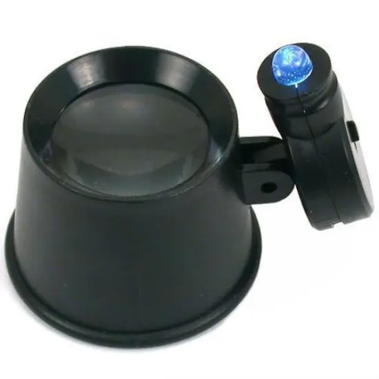 7X LED Eye Loupe Illuminated Magnifying Magnifier Magnification Jewelers Tool {2}