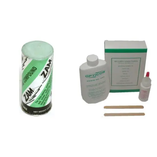 Zam Buffing Compound 4oz with Optician Sealer & Resin Stone Jewelry Repair {1}