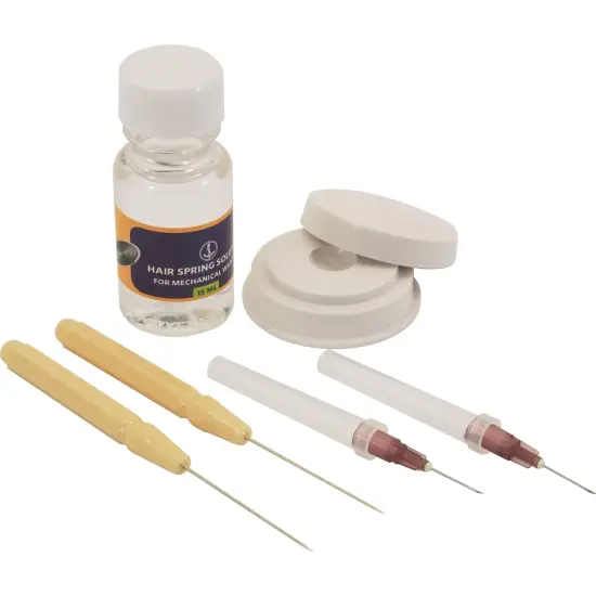 6 Watchmaker Oilers Syringes Hairspring Oil Cup Tools {1}