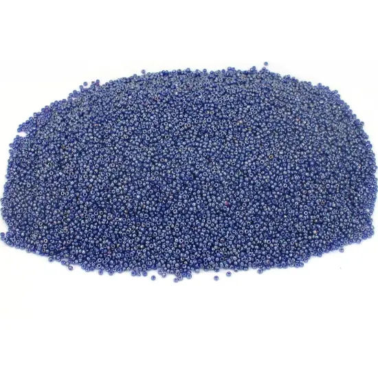 Blue Glass Seed Beads Beading Sz 11/0 Approx 1/2 Kilo {2}