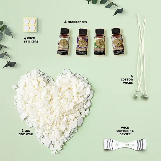 CraftBud DIY Natural Soy Wax Candle Making Kit {2}