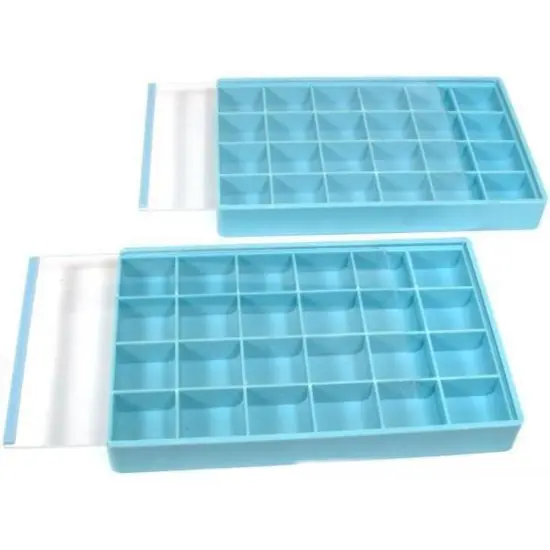 2 2 Bead Box Storage Tray Jewelry Beading Crafts Hobby {1}