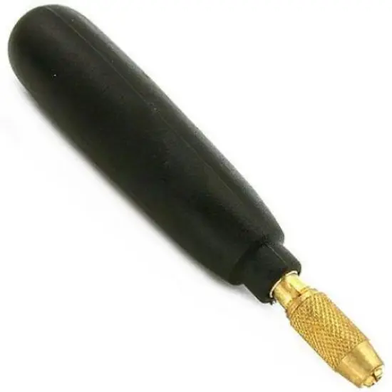 3 Black File Rasp Handles Jewelers Bead Reamer Tool 5" {2}