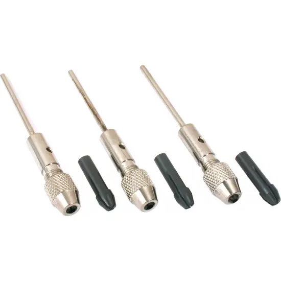 6 Pin Vise Drill Bit Jewelers Drilling Holding 3/32" {1}