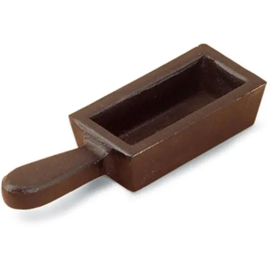 Cast Iron Open Ingot Mold 120x45x30 mm 124g 4 oz Capacity for Gold and Silver {1}