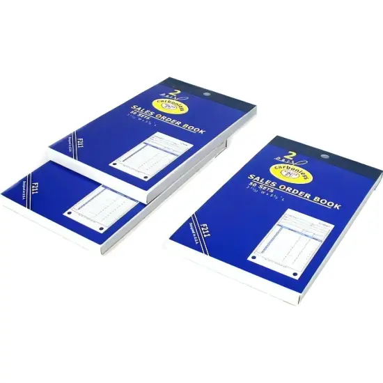 3 Sales Order Receipt Books Carbonless Record Sheets 5 5/8" x 3 3/4" {1}