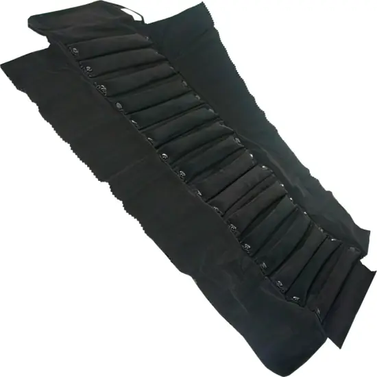 Ring Roll Up Display Jewelry Travel Fixture {1}