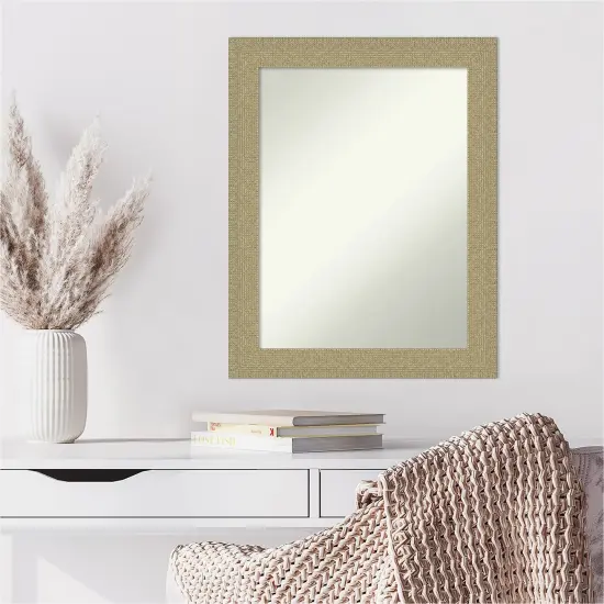 Amanti Art Non-Beveled Wall Mirror, Mosaic Gold Frame {6}