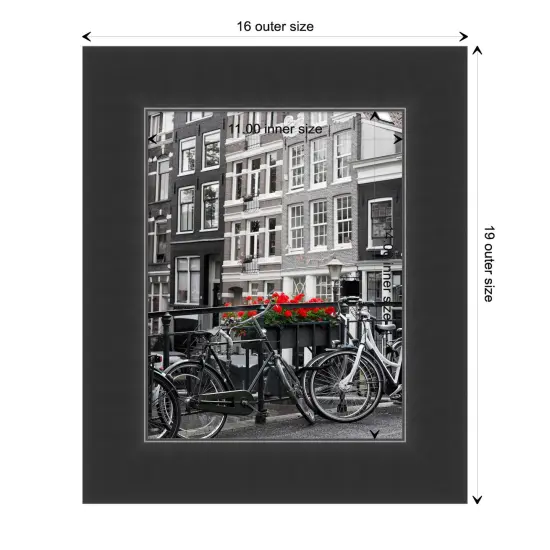 Corvino Wood Picture Frame Corvino Black {1}