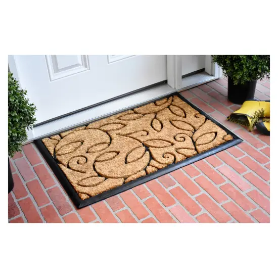 Vine Leaves Doormat {3}